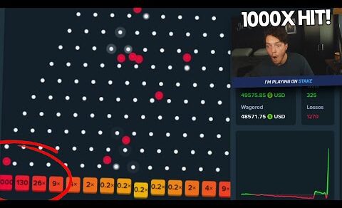 I HIT A 1000X MAX WIN ON PLINKO! (STAKE)