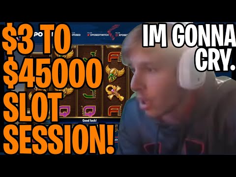 $3 TO $45000 SLOT SESSION! CRAZIEST SLOT WIN OF ALL TIME?