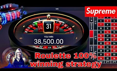 Casion roulette 100% winning strategy playing 37 number 500X casino tips #casino #earning #tips