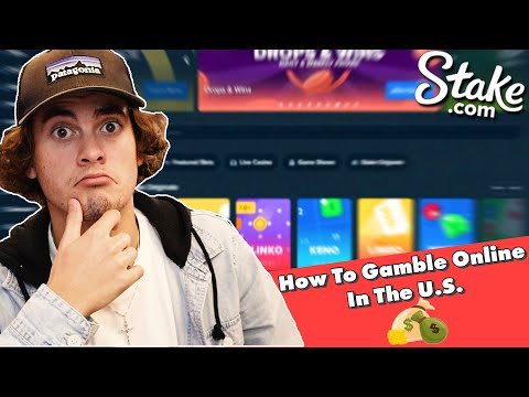 How to GAMBLE ONLINE in the US (Gamble online safely in the United States on STAKE or ROOBET!)