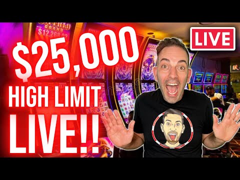 🔴 LIVE $25,000 HIGH LIMIT SLOTS ⫸ Agua Caliente RM