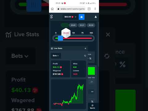 stake.com secret dice strategy.. play like a pro. make huge profit in 10 minute💥🚀