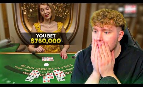 Betting $750,000 on BLACKJACK in 20 minutes