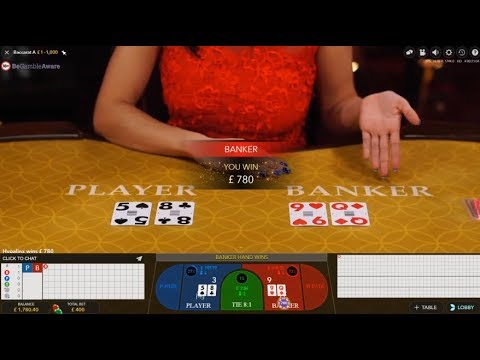 1K Start Live Casino Baccarat Big Bets Sesh