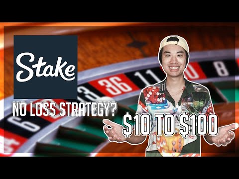 $10 to $100 Challenge (Stake) | Testing a “No Loss” Roulette Strategy