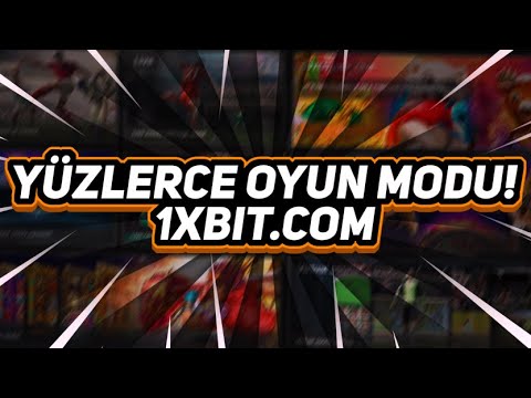 YÜZLERCE OYUN MODU İLE YENİ SİTE ! 1xBit.com