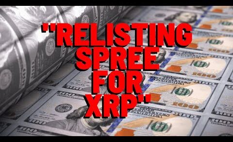 “RELISTING SPREE FOR XRP ON EXCHANGES” Possible, Crypto Media Publisher REPORTS