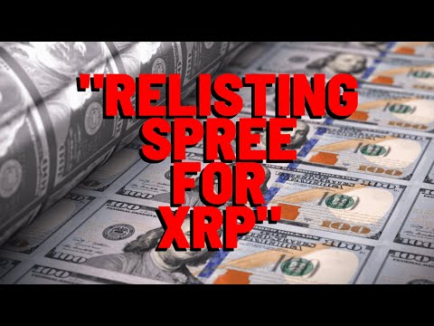 “RELISTING SPREE FOR XRP ON EXCHANGES” Possible, Crypto Media Publisher REPORTS