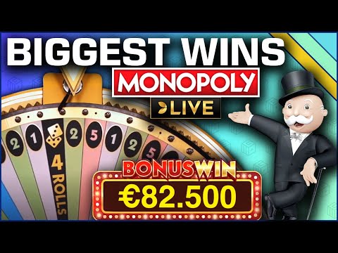 Top 5 BIGGEST WINS on MONOPOLY Live