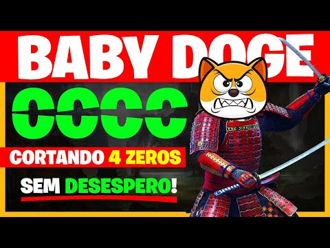 🚨 BABY DOGECOIN! 4 ZEROS A MENOS SEM DESESPERO! Crypto News