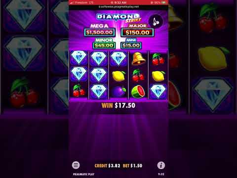 Diamond Strike BONUS at BitStarz Crypto Casino Mobile Bonus 1