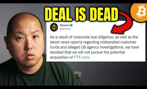 BINANCE KILLS FTX DEAL…BITCOIN FALLS