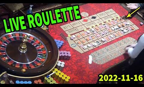 Live Roulette Session Morning Lots of Betting in Casino Las Vegas Exclusive✔️ 2022-11-16