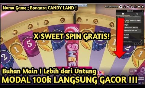 SWEET BONANZA HASIL PROFIT HARI INI ! || LIVE CASINO SWEET BONANZA CANDY LAND ! PRAGMATIC PLAY