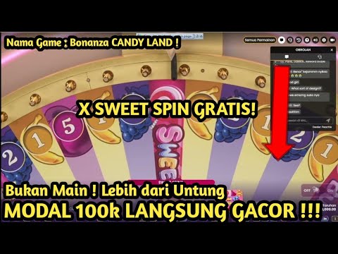 SWEET BONANZA HASIL PROFIT HARI INI ! || LIVE CASINO SWEET BONANZA CANDY LAND ! PRAGMATIC PLAY