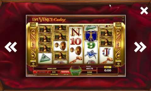 Da Vinci Codex Slot @ GameArt & BitStarz