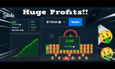 Best Profit Wager Strategy On Stake!!(Roulette Edition) 2022