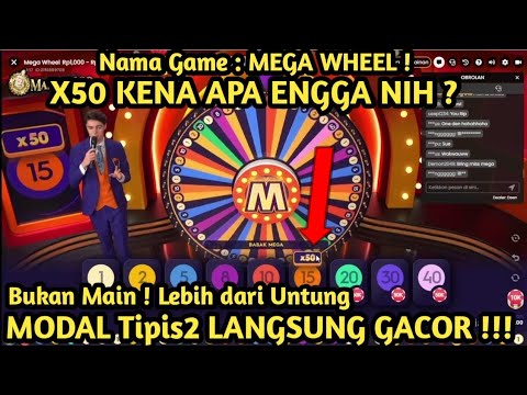 TIRICK TIPIS TIPIS ! MEGA WHEEL  ! modal Awal 200k ! || Live Casino Pragmatic Mega Wheel ! jp paus