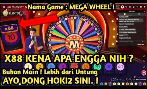 MODAL TIPIS PROFIT LANGSUNG KABUR ! || MEGA WHEEL ! LIVE CASINO PRAGMATIC PLAY