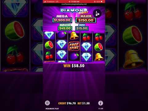 Diamond Strike BONUS at BitStarz Crypto Casino Mobile Bonus 2!