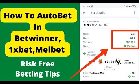 কিভাবে অটোবেট করবেন?Most Relaxation Profitable betting Strategy‼️Betwinner,1xbet,Melbet AutoBet