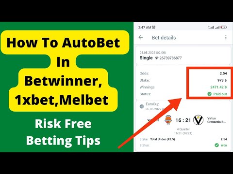 কিভাবে অটোবেট করবেন?Most Relaxation Profitable betting Strategy‼️Betwinner,1xbet,Melbet AutoBet