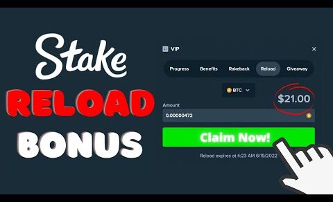 How To Activate Stake Reload Bonus (Free $21)