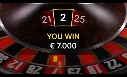 ROULETTE | 99.9% WIN RATE ON LIVE CASINO! (BIG WIN!)