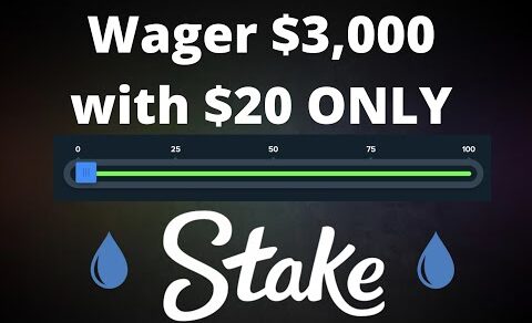 Best Wager Strategy Stake | Dice $3,000 with $20 Only! | Unlock Rains