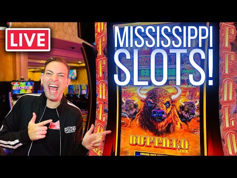 🔴 LIVE Slots in MISSISSIPPI 🦐🎰 Hollywood Gulf Coast Casino