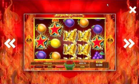 Burning Flame Slot @ GameArt & BitStarz