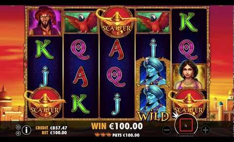 BIG WIN! 3 GENIE WISHES – € 100 HIGH BET  BITSTARZ SLOT GAMES