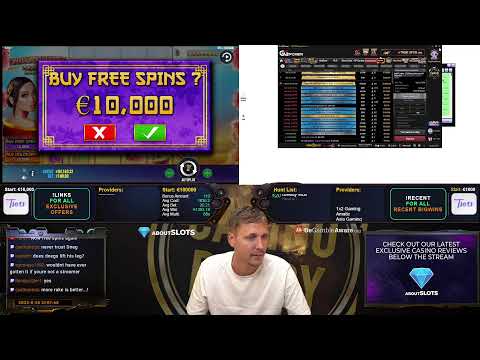 👽NOW: MEGA BONUS OPENING LIVE W CASINODADDY 👽 WWW.ABOUTSLOTS.COM FOR THE BEST BONUSES AND TURSTED