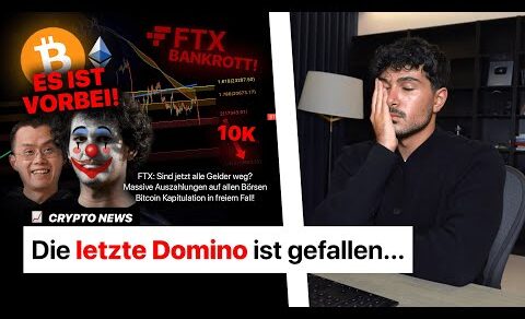 Bitcoin: KAPITULATION unter $10K?! FTX ist VORBEI! Die Bombe ist geplatzt! | Crypto News