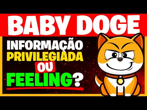 🚨 BABY DOGECOIN! INFORMAÇÃO PRIVILEGIADA OU FEELING? Crypto News