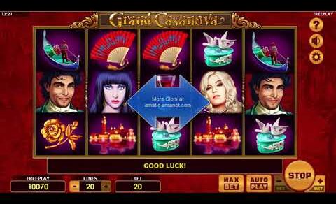 Grand Casanova video slot – Amatic and Amanet online Review