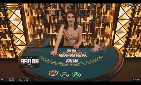 Casino Holdem Session Live Dealer £50 to £600 Hands