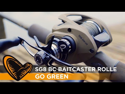 GO GREEN I SG8 BC Baitcaster Rolle I Alle Infos zur Baitcaster fürs Spinnangeln von Savage Gear