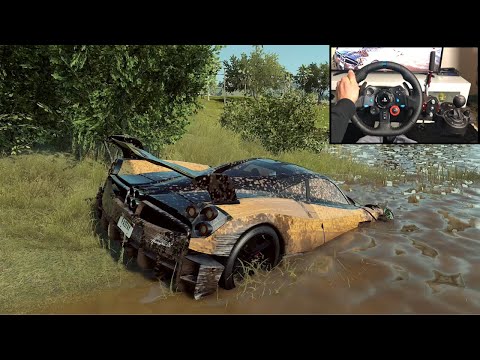 NFS HEAT Rebuilding a PAGANI HUAYRA BC – LOGITECH G29 gameplay