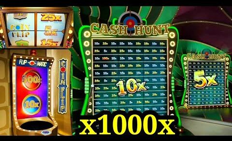 Omg..!! 1000X Cash Hunt | 500X Coinflip | 500X Cash Hunt | Todays All Bigwin | Topslot Win……