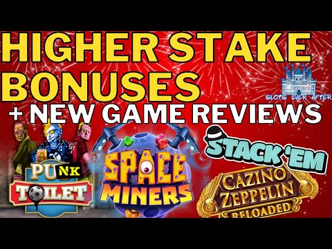 HIGHER STAKE BONSUES + NEW GAME REVIEWS INCLUDING PUNK TOILET!