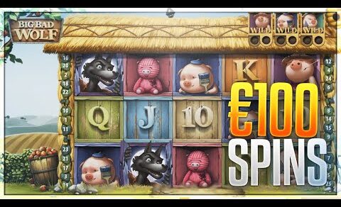 €100 SPINS BIG BAD WOLF!