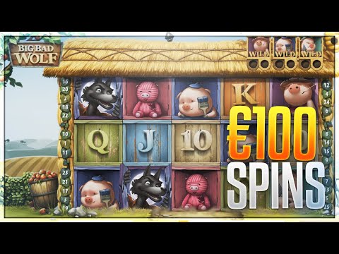 €100 SPINS BIG BAD WOLF!