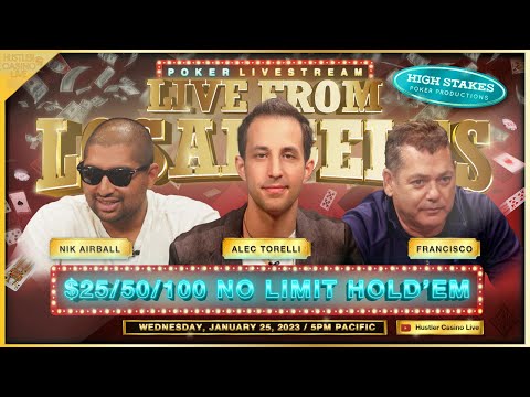 $25/50/100 w/ Alec Torelli, Nik Airball, Francisco, Pepe & Henry – Commentary by Marc Goone