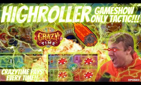 High Roller GAMESHOW only tactics!!! #crazytime pays Every time!! #xposed  #stake