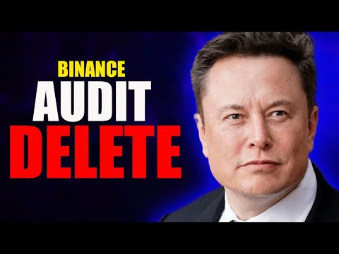 Elon Breaking NEWS ‼️ Binance Audit Delete | Why Crypto Market down | Crypto news