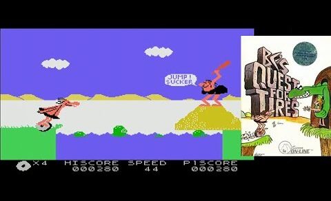 BC’s Quest For Tires ColecoVision Gameplay