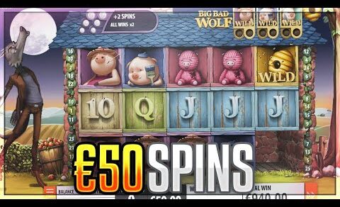 BIG BAD WOLF €50 SPINS!