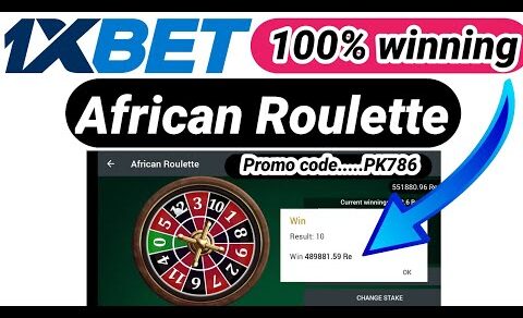 African Roulette 3 lakhs 😱 winning trick 2022 || 1xbet games tricks to win