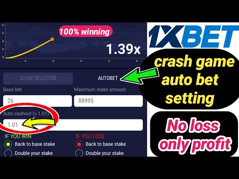 1xbet crash game auto bet selection || How to place auto bet In 1xbet crash game || B Developer